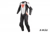 Комбинезон кож. LAGUNA SECA 4 2PCS PERF.  BLACK-MATT/WHITE/FLUO-RED