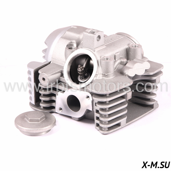 Головка цилиндра 4Т YBR125 D54 (d=22/26) в сборе (к-т с распередвалом) 