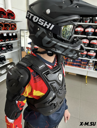 Мотозащита (черепаха) ACE BIKER XD4-96 цв. Черный р.L