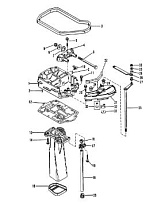 Выхлопная труба 2-Х ТАКТНОГО ПЛМ MERCURY 90 Серийный номер от 9589039 до 9793576