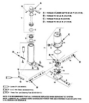 Компоненты силовой отделки (S/N 0G357070 и выше)(YELLOW FILL PLUG) 2-Х ТАКТНОГО ПЛМ MERCURY 55 Серийный номер от 0G290585 до 0G589999