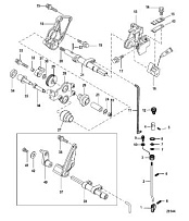 Кулачек передачи, Jet 4-Х ТАКТНОГО ПЛМ MERCURY 25 Серийный номер от 0R106999 и выше
