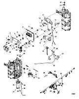 Электрические компоненты(USA-1B227000/Bel-0P401000 и выше) 4-Х ТАКТНОГО ПЛМ MERCURY 50 Серийный номер от 0P153500 до 0P400999