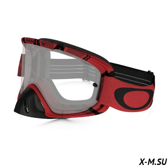 Очки для мотокросса OAKLEY O-Frame 2.0 Intimidator красные-черные / прозрачная (OO7068-06) Очки для мотокросса OAKLEY O-Frame 2.0 Intimidator красные-черные / прозрачная (OO7068-06)