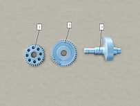 Вал балансирный КВАДРОЦИКЛА STELS ATV 500 PANDA GT1