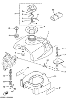 Топливный бак 4-Х ТАКТНОГО ПЛМ SEA-PRO F2.5P